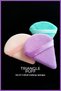 3-Piece Velvet Makeup Sponge - Hold and Washable (Triangle Puff) - 2