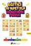 Wooden Matching Puzzle Numbers 3 Pieces 10 Pairs