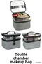 Makeup Bag Travel Women's Care Bag Double Compartment Transparent Compartment Ankaflex Makeup Bag - 4