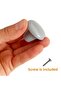 8 Pieces Gray Plastic Mushroom Button Handle - Furniture Kitchen Cabinet Drawer Lid - 2