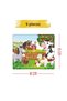 Set of 4 9 Pieces - Children's Wooden Color Puzzle Set 2: Educational and Tutorial - 4