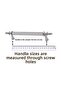 Eliza 160 mm Red Stone Chrome Handle Drawer Cabinet Furniture Handle - 3