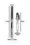 OVAL 45mm Recessed Interior Door ROOM Lock (ROOM)(18mmx45mm) - 5