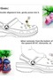 Pin Slipper Ornament Set of 5 Sea Slipper Ornament - 7
