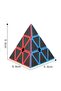 مكعب سرعة احترافي مع ملصق ألياف كربون PYRAMINX 3x3 - مكعب صابر ذكي 3X3 - - 3
