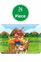 Farmer Boy And His Carriage, Playground, Sea And Holiday, Submarine Wooden Puzzle Set Of 4 - 2