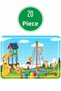 Farmer Boy And Carriage, Playground, Sea And Vacation, Submarine Wooden Puzzle Set - 3