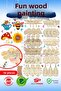 Wooden Craft Kit Paint Brushes Creative Arts and Crafts for Kids Educational Play