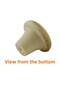 15 Pieces of Hard Plastic - Mushroom Button Handle, Beech Cabinet and Drawer Door Furniture Kitchen Cabinet - 4