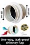 Premium Aluminum Band Chimney Flap - Fireproof and Leak Proof Vent Kitchen - 7