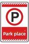 25X35Cm / Phosphorescent Composite/ Parking.