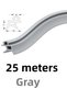 Pimapen PVC Door Window Seal Gasket 25 Meters Gray