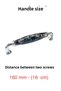 160 Mm-Porcelain Metal Furniture Handle Handle Cabinet Drawer Kitchen Bathroom Child Handle Handle -Ruby -Stk3309 - 3