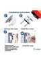 Window Lock 10 Pieces Dark Brown Door and Window Safety Apparatus Security Product Rope Lock - 3
