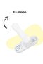 5 Pcs Metal White Window Safety Lock Child Burglar Lock Pull Pvc Lock - 4