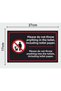 Please Do Not Use Toilet Toilet Paper Sign Board 27X17 cm Polycarbonate - 2
