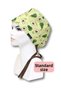 Standard Size Avocado Green Patterned Surgical Bonnet Doctor Nurse Healthcare Hospital Cook Cap