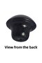 15Pcs Black Mushroom Button Handle Furniture Drawer Cabinet Door Handle Metal Handle Accessories with Screw - 4