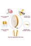 (5X2=10 Meters) White Door Window Tape Wick Adhesive Cold Insulation Tapes - 3