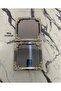 2-Piece Luxury 4-Corner Silver Floral Silver Square Plated Model Tea, Coffee, Catering Presentation Tray 21X21 - 2