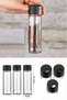 Tangram Spice Rack with Wooden Stand Set of 16 - 3