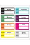Label Disposable 200 Pieces Colorful 5 Cm 9 Cm