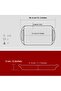 Cast Rectangular Grill Pan Cast Iron Solid Handle Size 22x32cm - 3