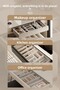 Origami 24-Piece Makeup Organizer Drawer Organizer Set Transparent 16K-40-4B - 4