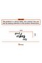 Good Vibes Only Written Mirror Sticker (Sticker) 20X14 cm - 3