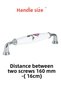 16 cm -Porcelain Handle Handle Cabinet Drawer Furniture Bathroom Kitchen Child Handle Ruby Metal -Stk5056 - 3