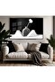 Amazing | Black&White Color Bohemia Rose Model | Framed Tempered Glass Table Single Horizontal