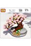 Decorative Collectible Sakura Tree Flower Building Set 426 Piece Puzzle Block Flower Building Set - 4