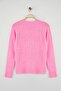Wardrobe Essentials Pembe Yumuşak Dokulu Fitilli Triko Kazak TWOAW26KZ00078 - 6
