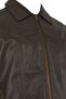 Brown Regular Fit 100% Pu Faux Leather Men's Coat Tmnaw26Mo00010 - 6