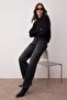 Antrasit Yüksek Bel Geniş Paça Wide Leg Jeans TWOAW26JE00083 - 2