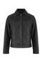 Black Regular Fit 100% Pu Faux Leather Men's Coat Tmnaw26Mo00010 - 7