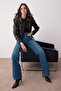 Mavi Yüksek Bel Geniş Paça Wide Leg Jeans TWOAW26JE00086 - 2