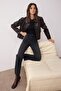 Siyah More Sustainable Normal Bel Yeni Straight Smoke Jeans TWOAW26JE00204 - 2