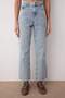 Light blue high waist straight leg jeans twoaw26je00182 - 3