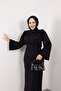 Flywheel Sleeve Belted Hijab Dress Black - 7