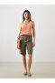 Lcw V Neck Strap Modal Blend Blouse - 2