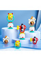 2in1 Highchair Toys & Baby Rattle Toys Bear - 2