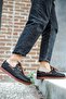 Seasonal Linen Shoes 008 Black (Tan Sole) - 7