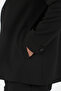 Lucos Men's Black Lycra Stretch Fabric 2-Piece Overshirt Jacket + Jogger Elastic Pants - 3