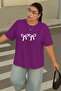 Large Size 2 Stripes Printed Unisex T-Shirt