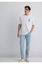 Istanbul Printed White T-Shirt Loose Fit / Loose Relaxed Cut 0612989-620 - 3
