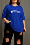 Plus Size New York Printed Unisex T-Shirt