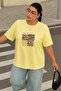 Plus Size Love Is Wild Printed Unisex T-Shirt