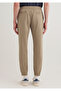 Beige Jogger Trousers with Elastic Waist 000169 -86749 - 5