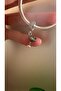 Pavé Cocktail Glass Charm with Dangle Zircon Stone S925 Sterling Silver - 4